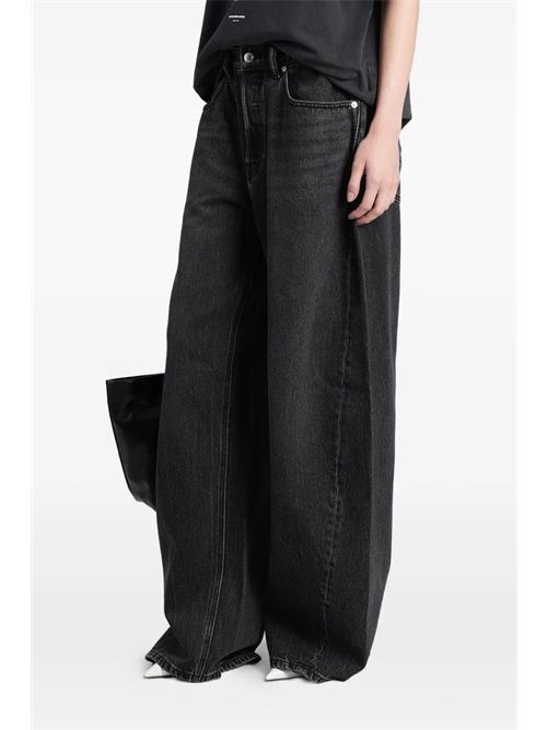 Jeans con logo in strass ALEXANDER WANG | 4DC1264112031